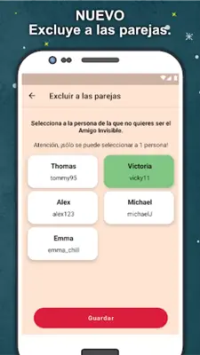 Amigo invisible Secret Santa android App screenshot 21